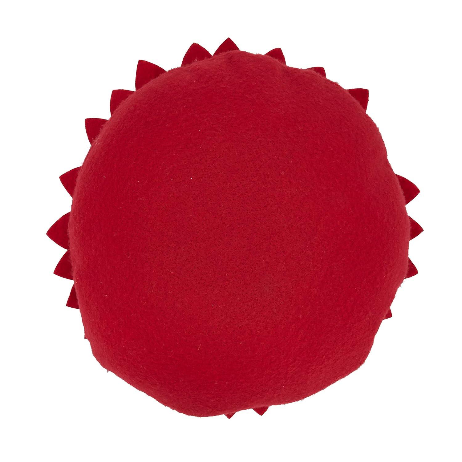 Saro Fleur De Jardin Collection Appliqued Throw Pillow