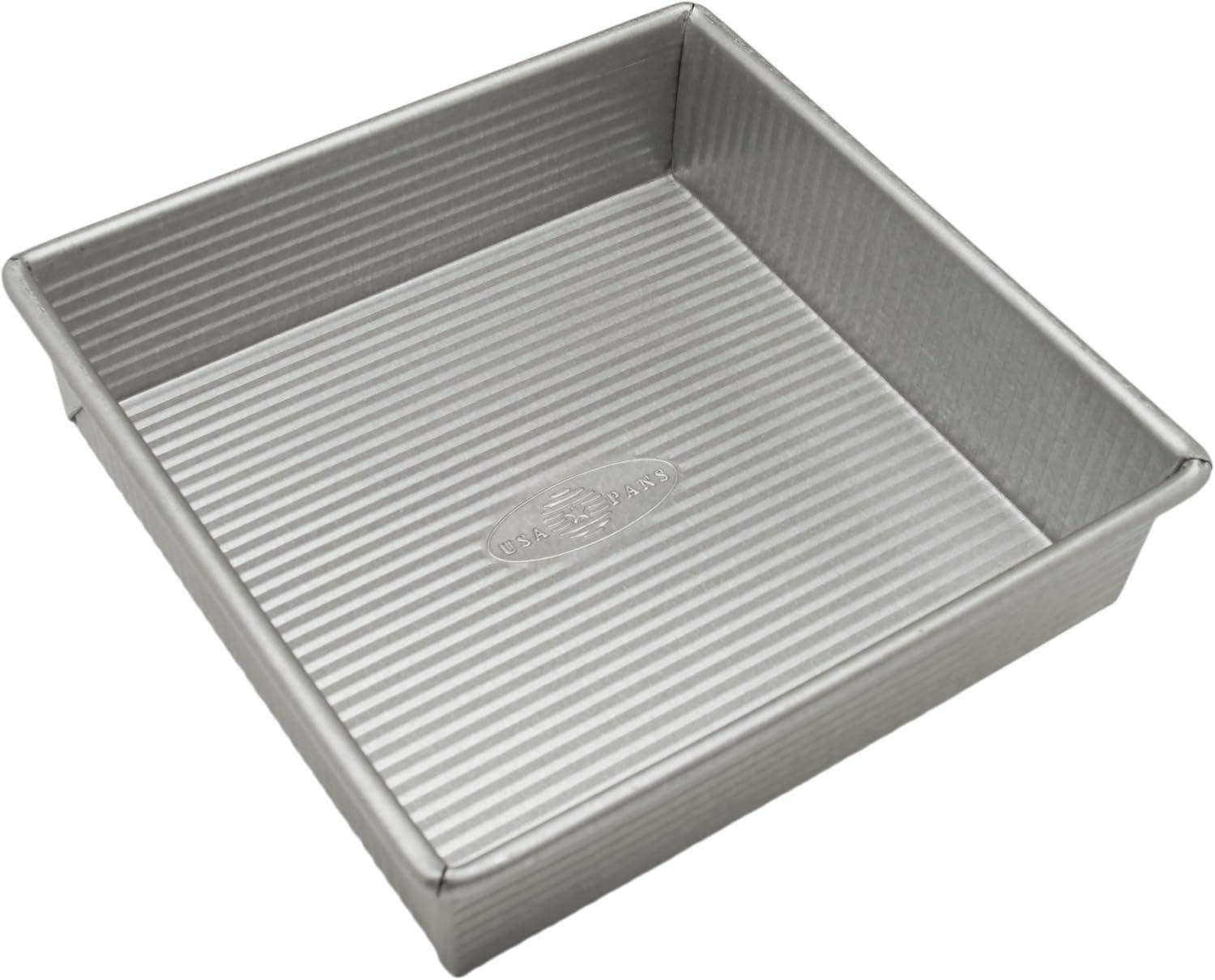 8-Inch Nonstick Aluminized Steel Square Cake Pan