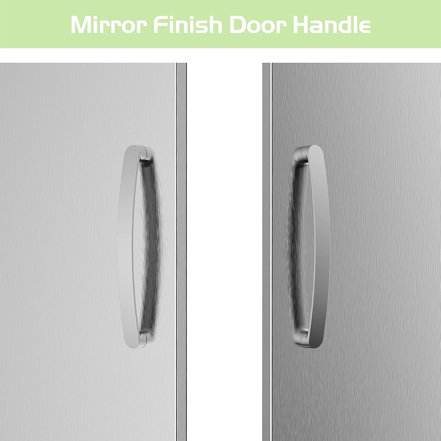 Outdoor Kitchen Doors - 24W x 24H Inch, Double BBQ Access Doors, 304 Stainless Steel for Outdoor Kitchen Cabinet Grill Station or BBQ Island