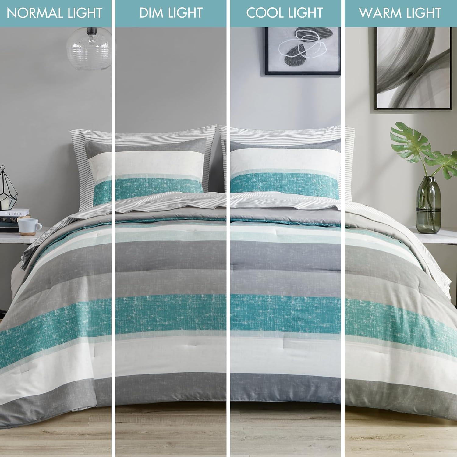 Madison Park Essentials Jaxon Comforter Set with Bed Sheets