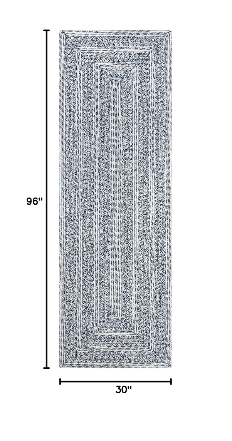 Nuloom Rowan Solid Oval 8x10 Indoor/Outdoor Area Rug for Living Room Patio Deck Front Porch Kitchen, Ivory