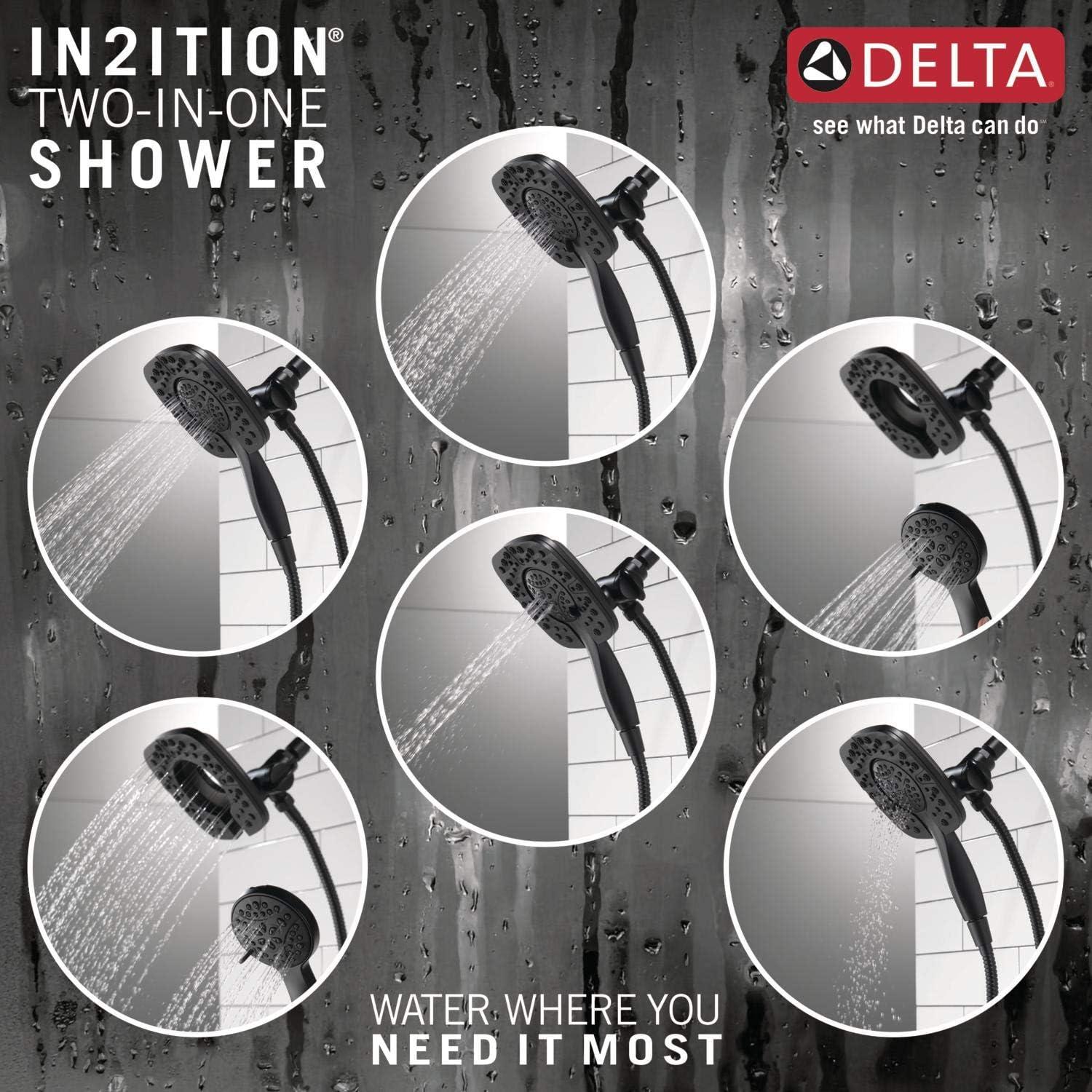 In2ition 4-Spray Dual Shower Head with Handheld Spray