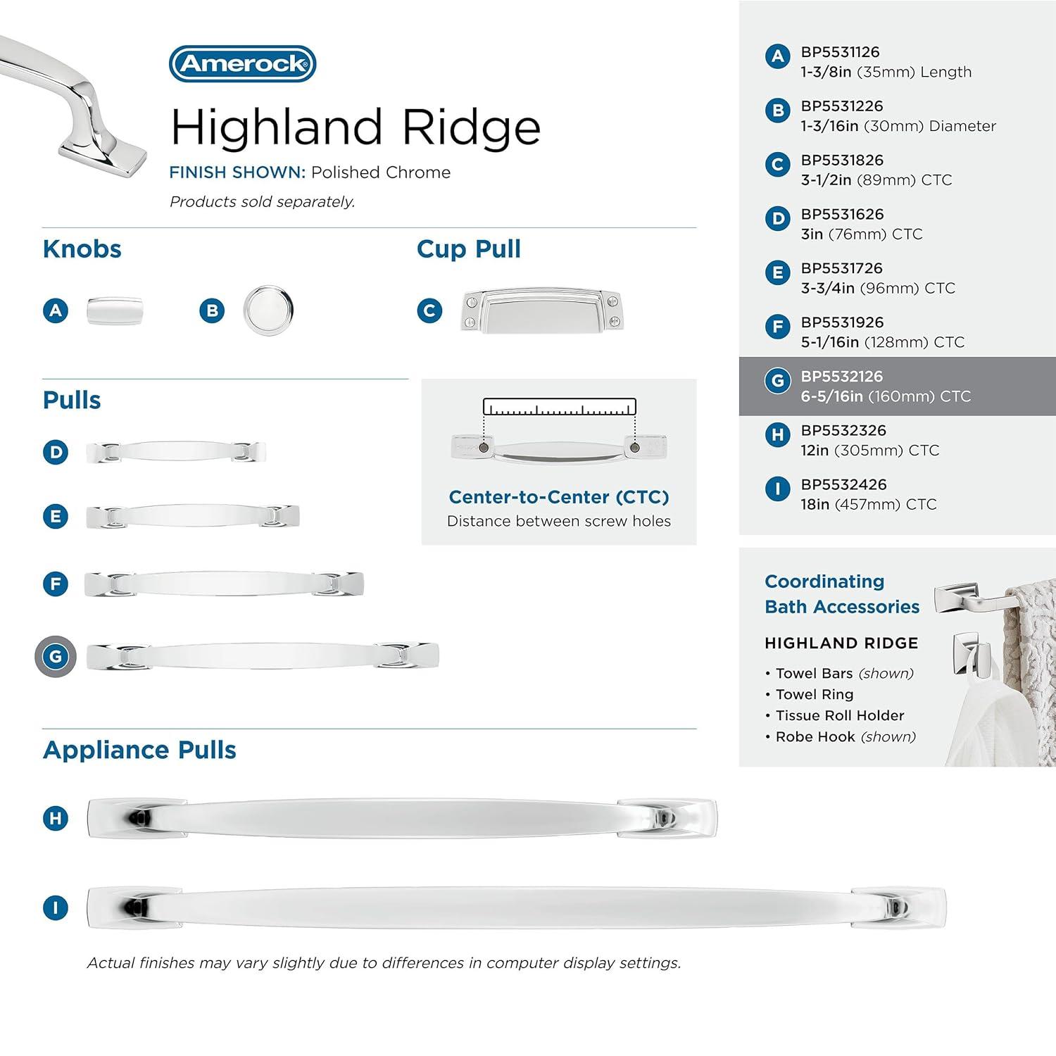 Highland Ridge Arch Pull Handle