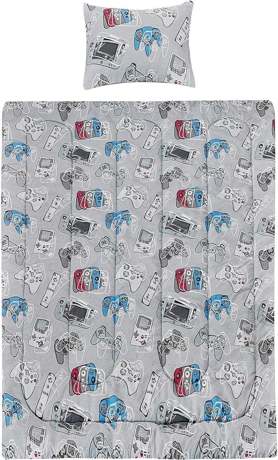 Tadpoles Gamer Comforter Sheet Set | Game Controllers Print - 100% Softly Brushed Microfiber Polyester