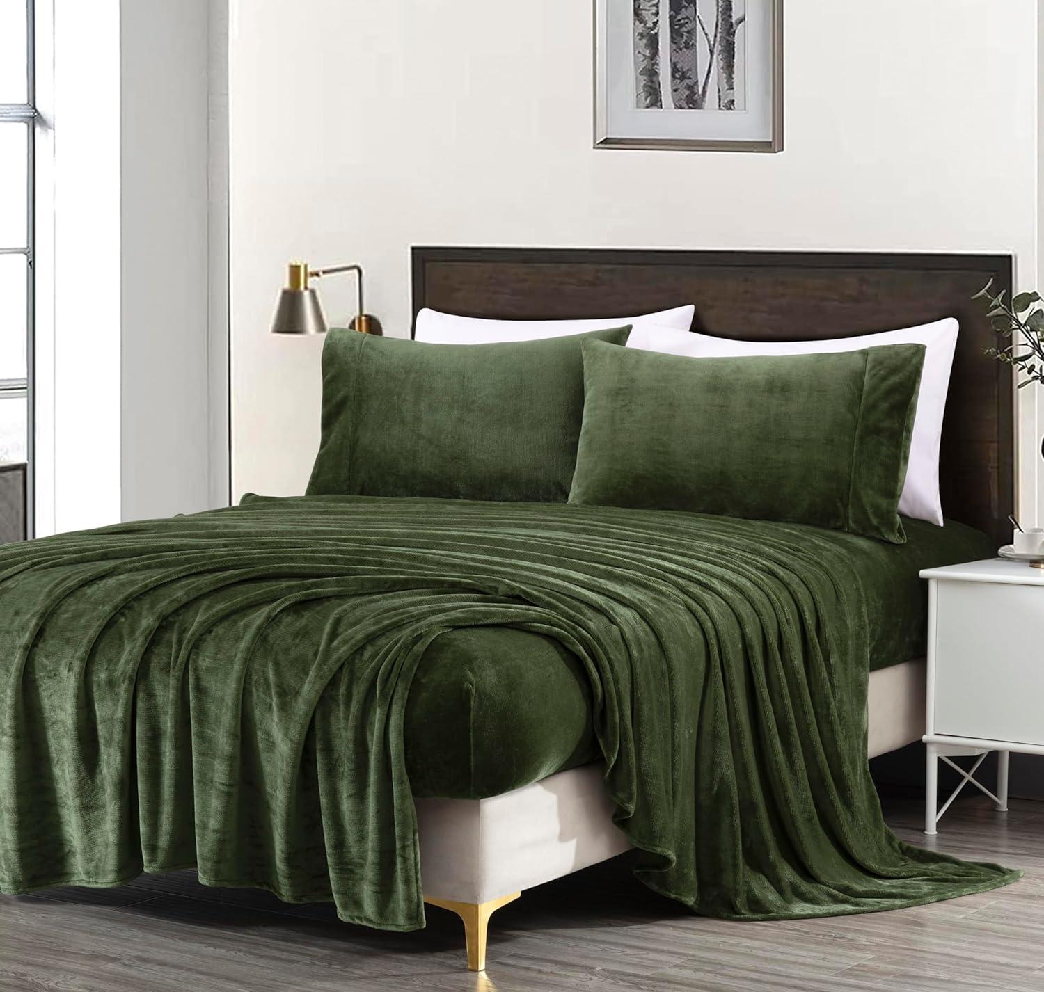 Microplush Fleece Bed Sheet Set