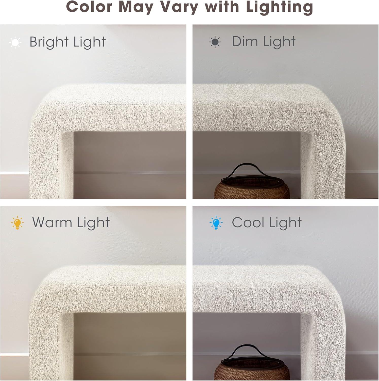 Steve Boucle Waterfall Bench