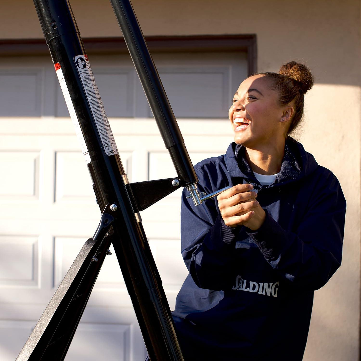Spalding Ultimate Hybrid® 54" Acrylic Portable Basketball Hoop