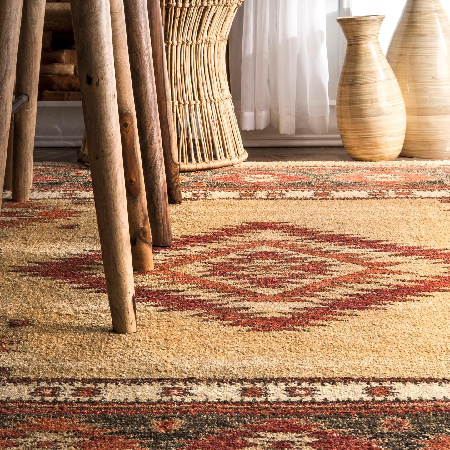 Nuloom Global Diamond Margene Indoor Area Rug