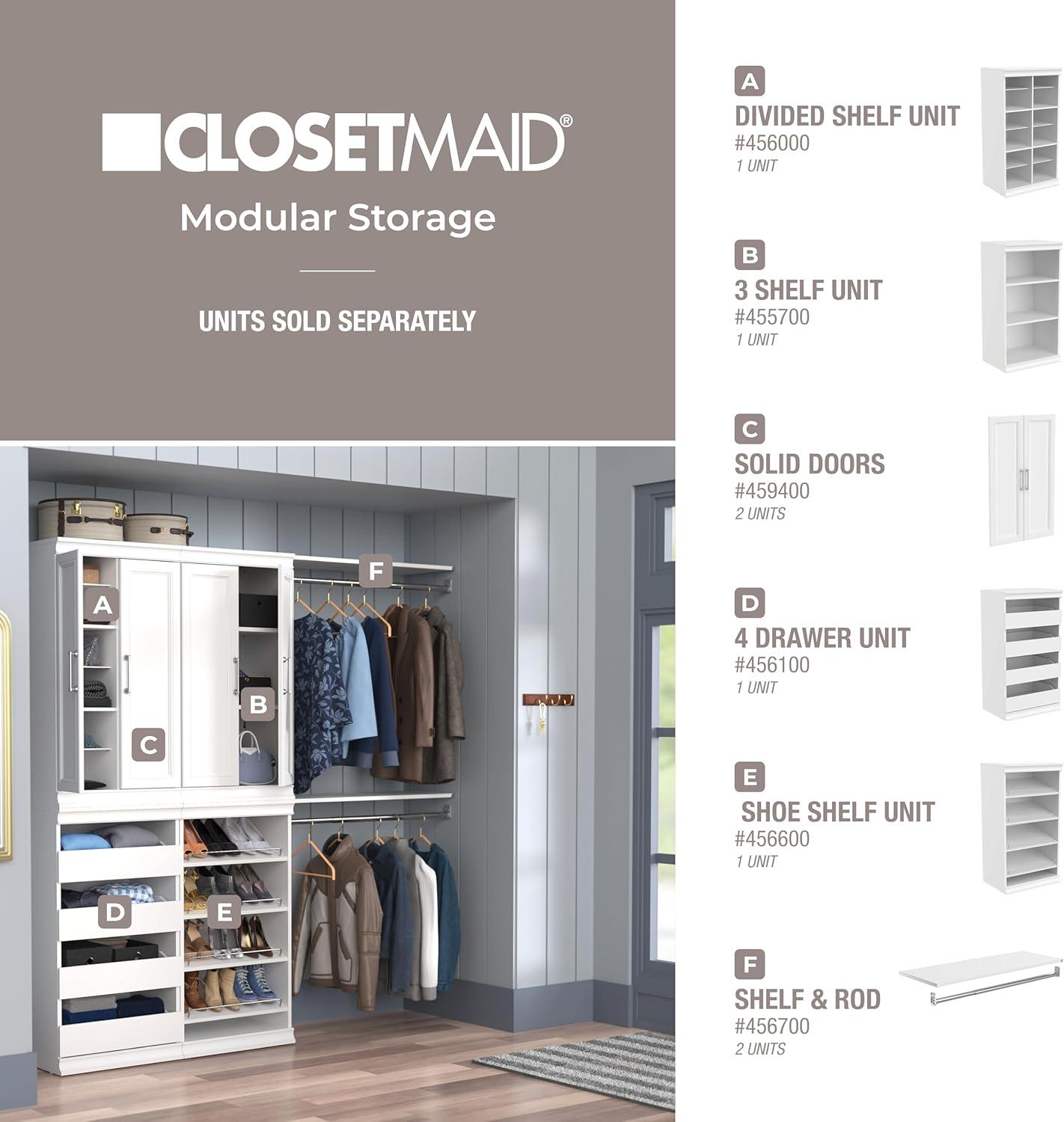 ClosetMaid Modular Storage 12-Pair Shoe Shelf Unit - ClosetMaid