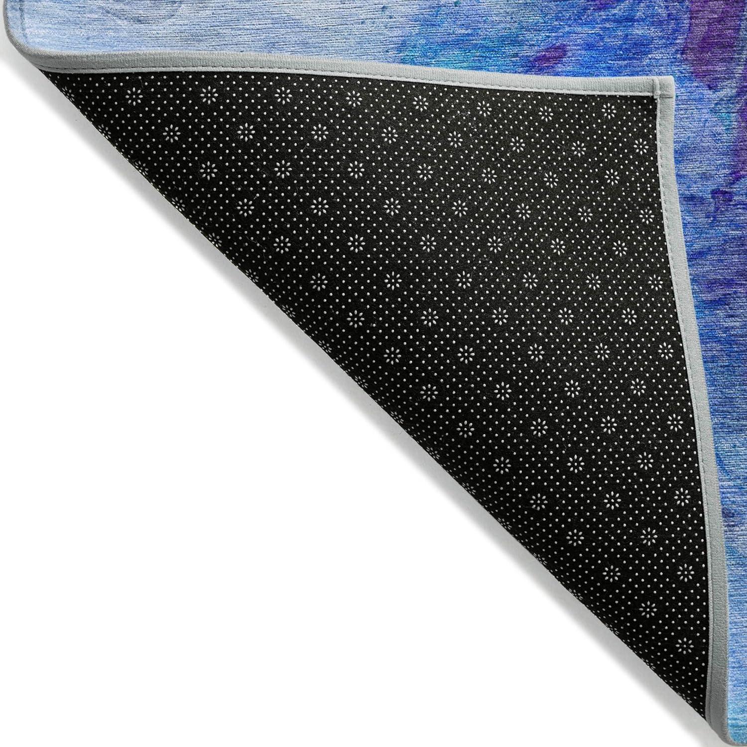 Addison Rugs Chantille Indoor/Outdoor Transitional Modern Blue Washable Rectangle Rug, 3' x 5'