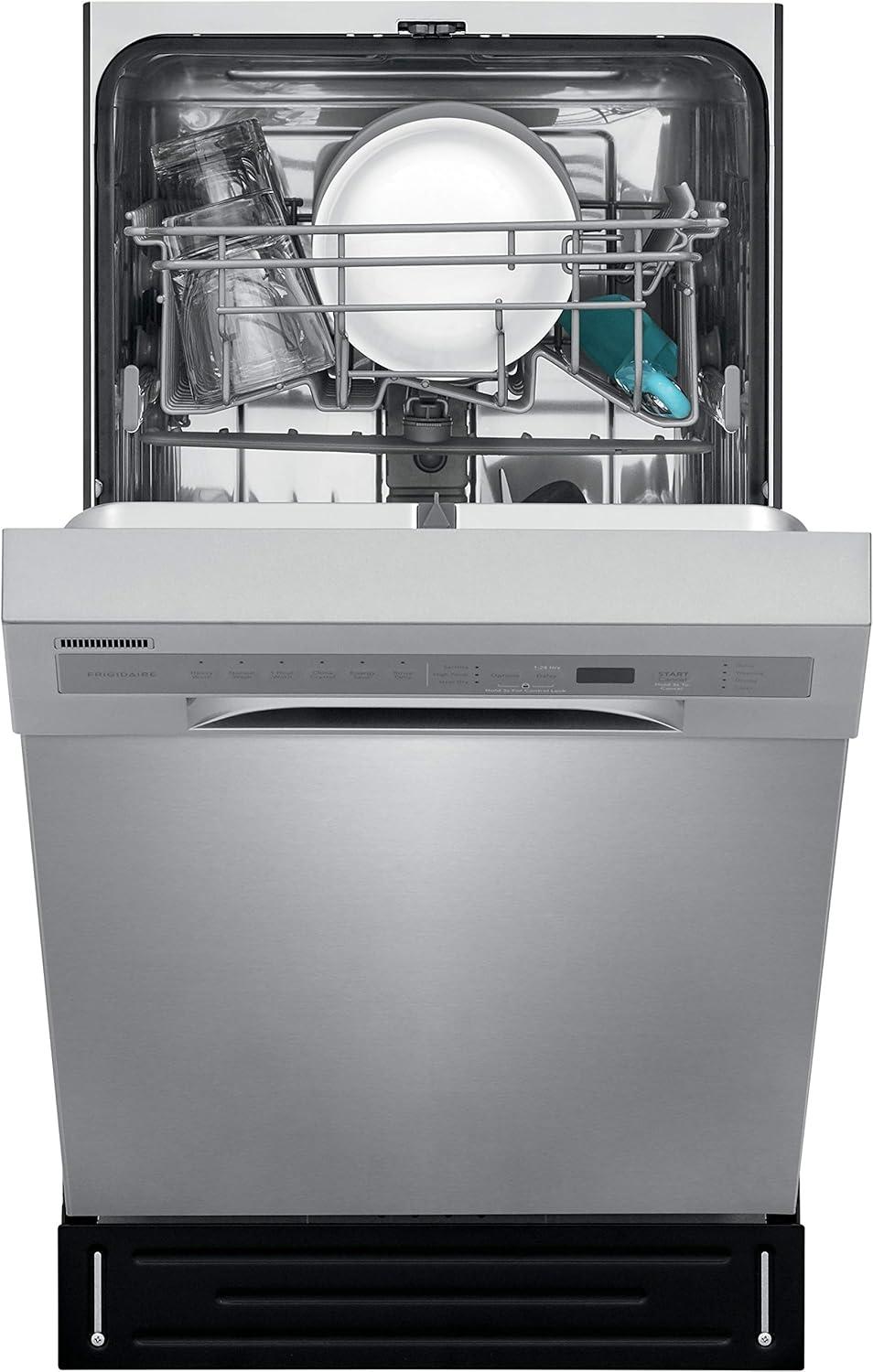 Frigidaire Frigidaire Series 18" 52 dBA Built-in Full Console Dishwasher with Cycle Status Indicators FFBD1831US