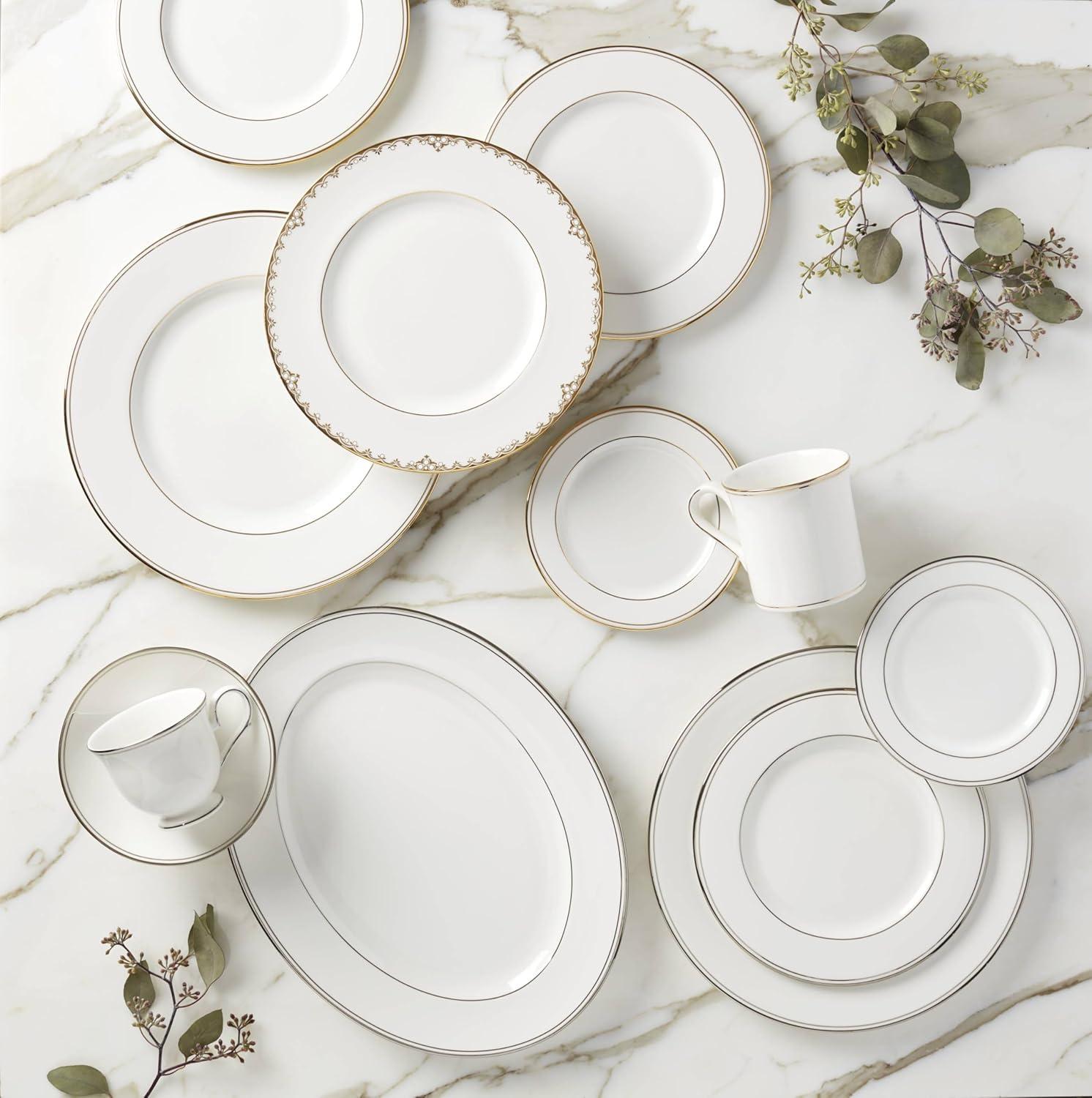 Lenox Federal Platinum Bone China 5-Piece Place Setting, Service for 1, White - 100291602