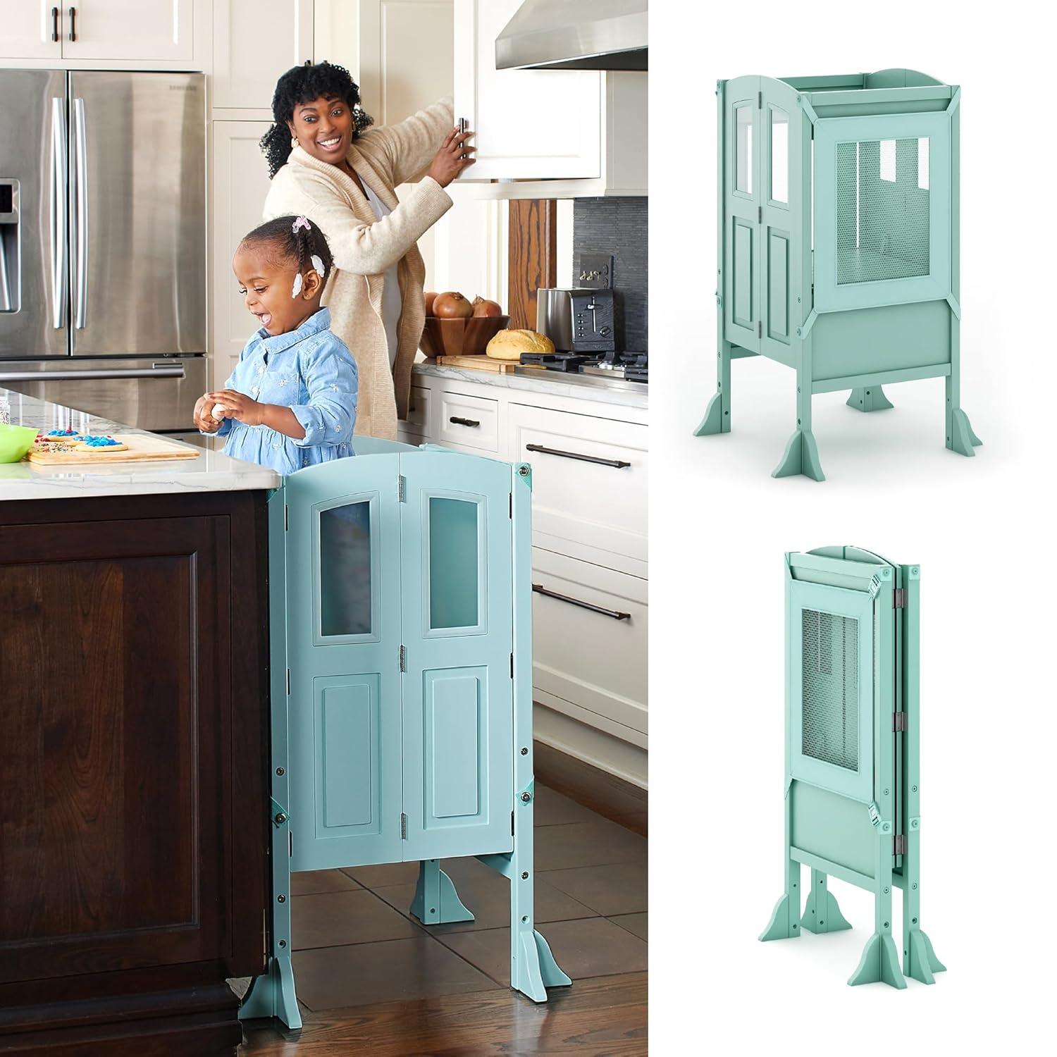Martha Stewart Martha Stewart Living & Learning Kids' Kitchen Helper Foldable Step Stool