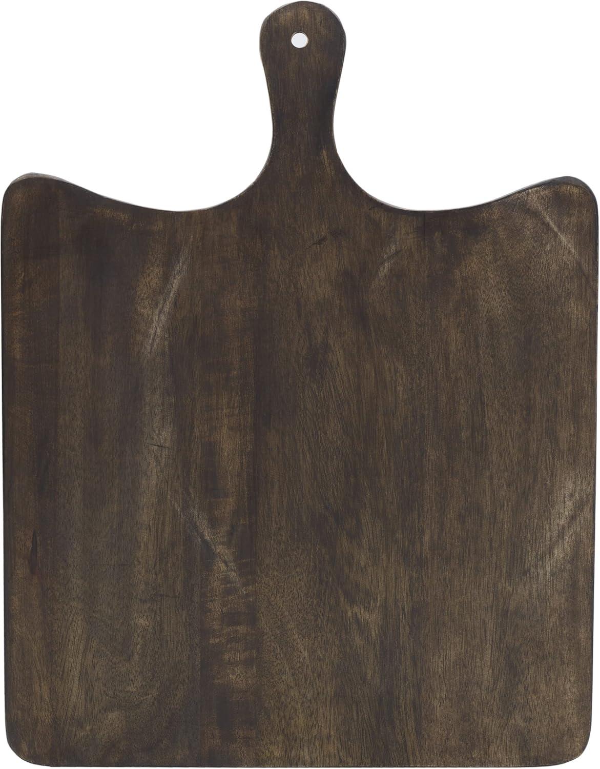 Maryn 18-Inch Espresso Mango Wood Paddle Serving Board