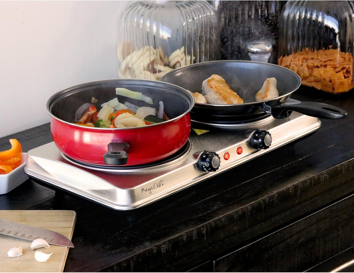 Mega Chef Mega Chef 1700 Watt Electric Double Hot Plate