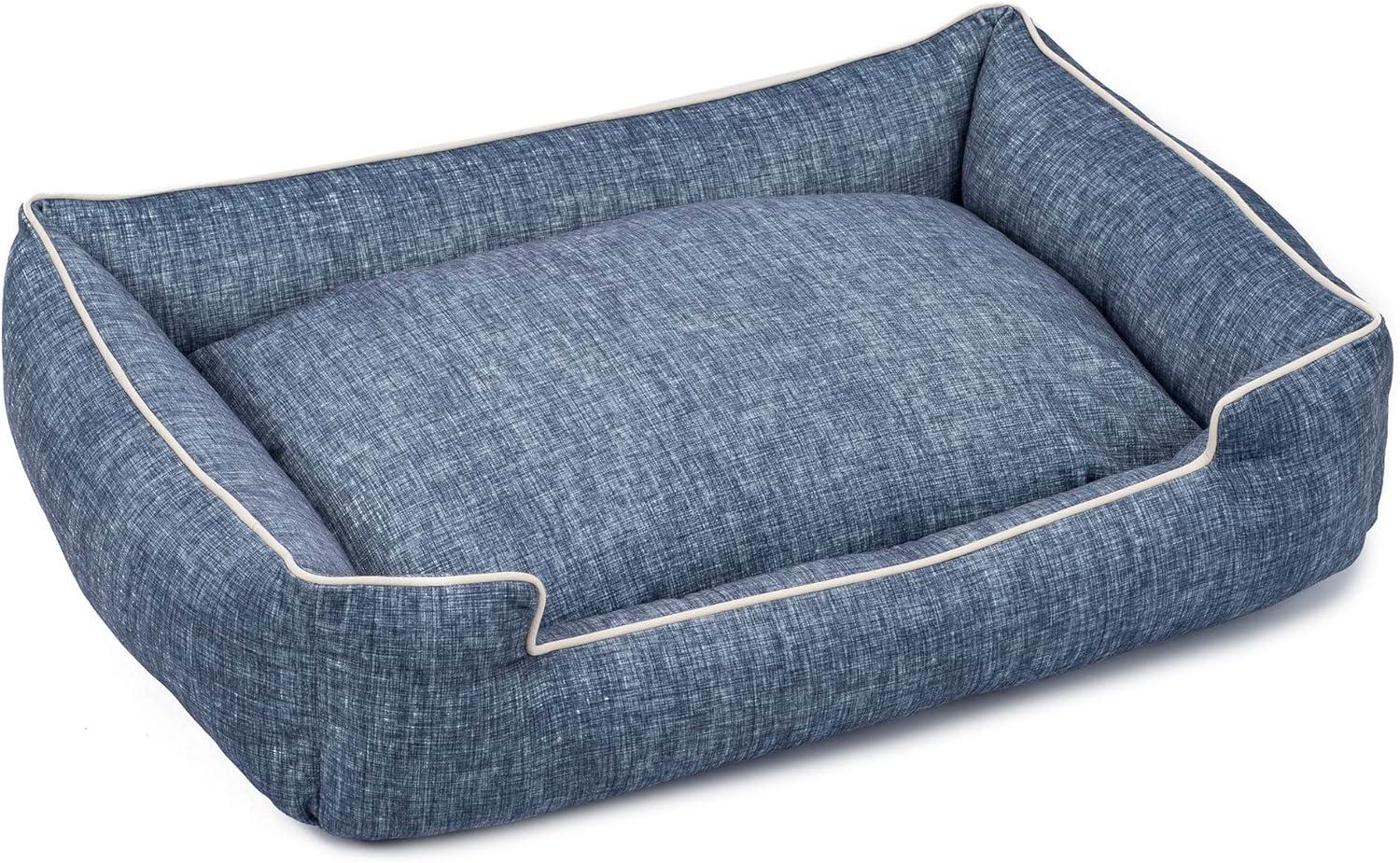 Jax & Bones Striped Polyester Pet Bed