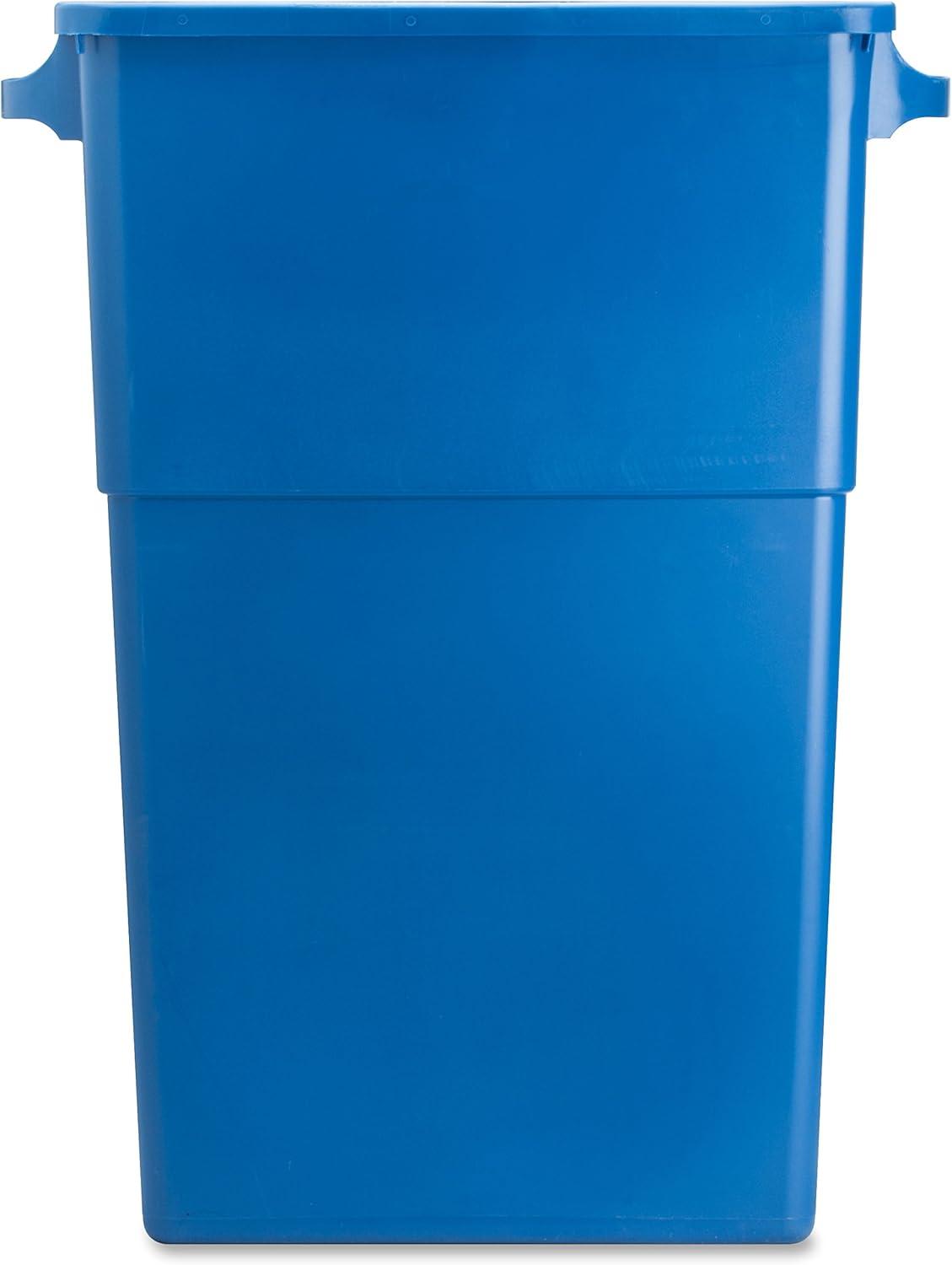 Genuine Joe Plastic Open Recycling Bin - 23 Gallons