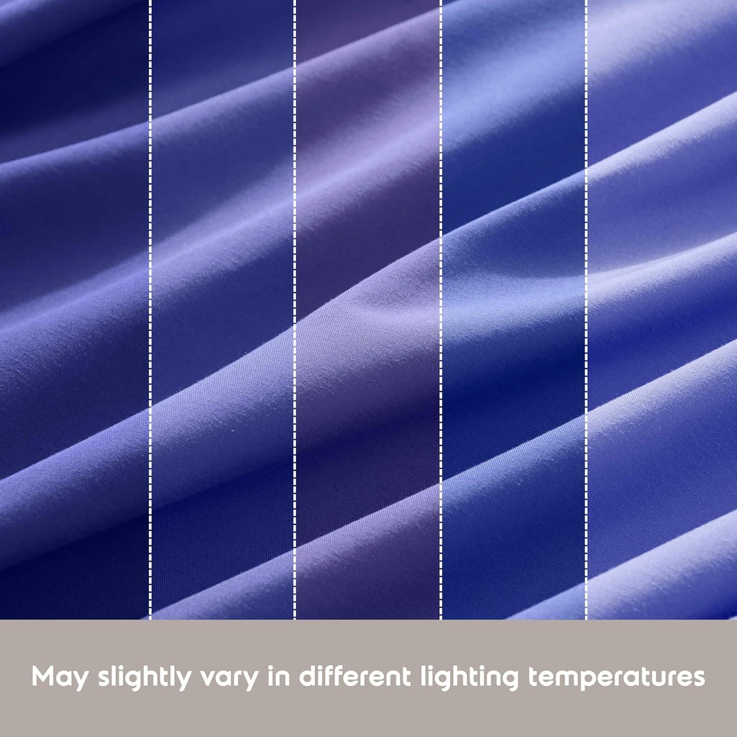 Nestl Extra Deep Pocket 6 Piece Sheet Sets, King Size Sheets & Pillowcases - Royal Blue