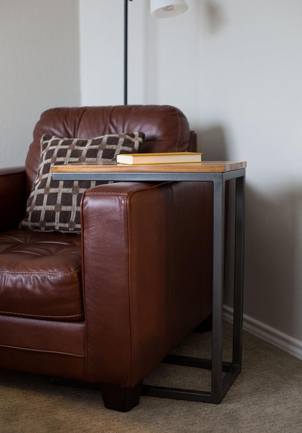 Solid Wood Top End Table