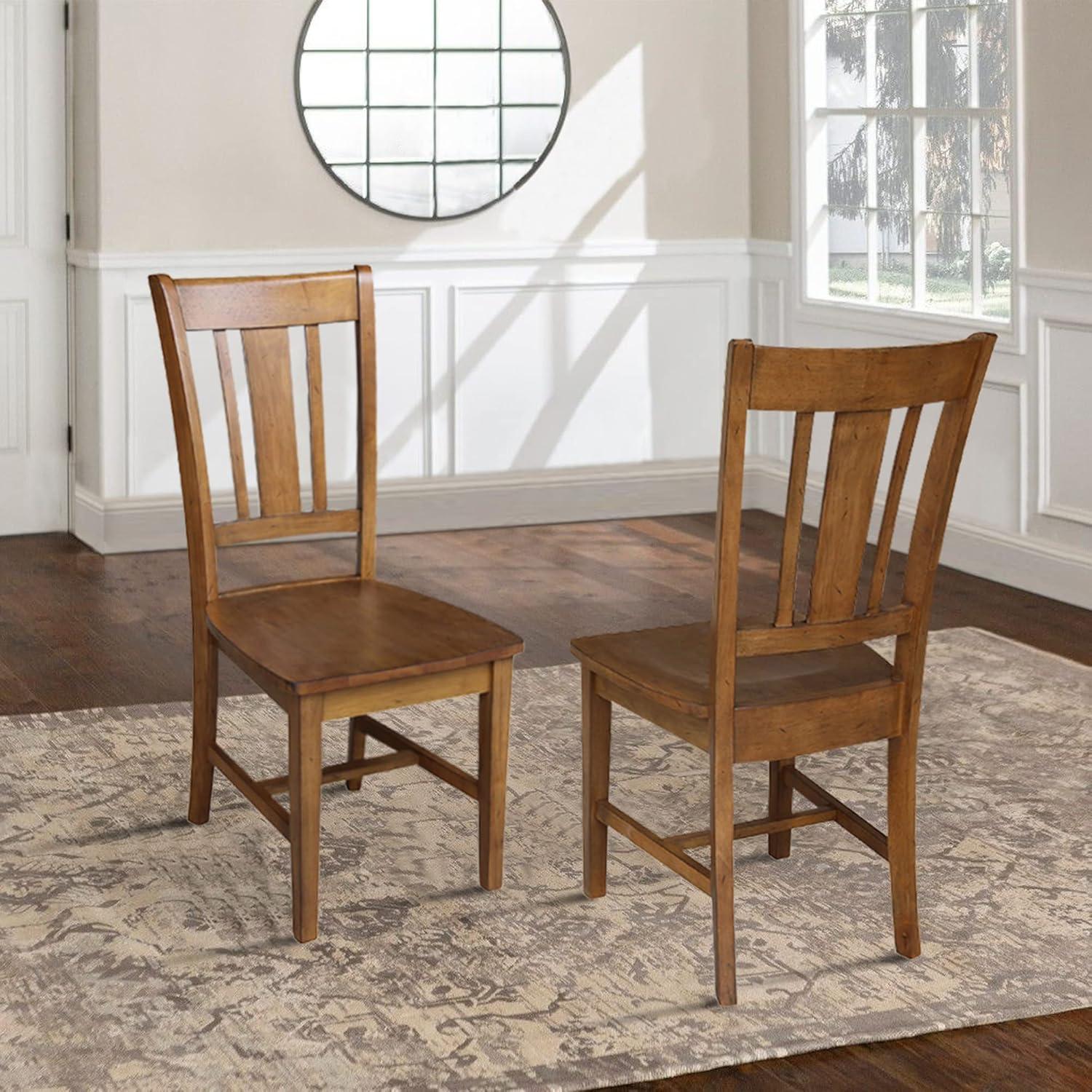 Set of 2 San Remo Splatback Chairs - International Concepts