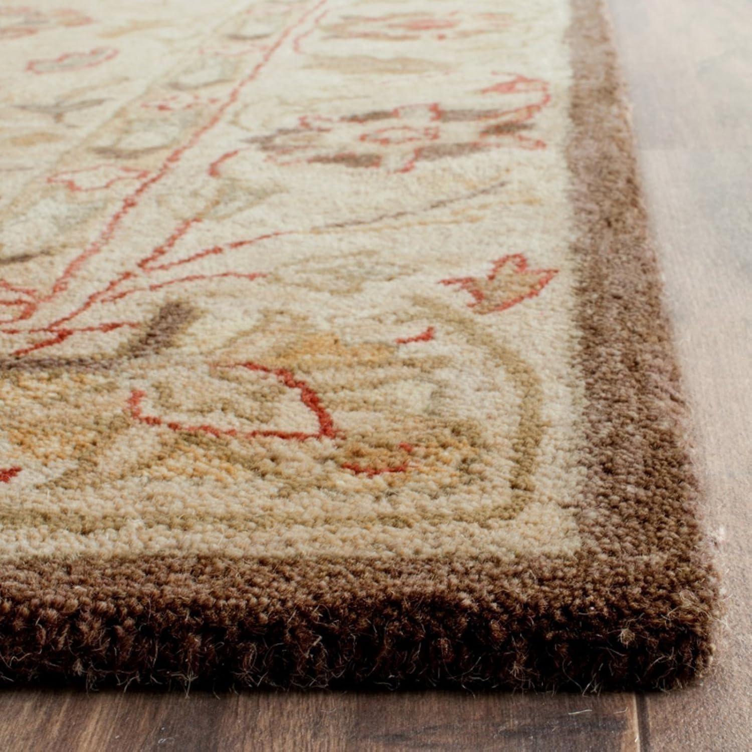 Antiquity AT812 Hand Tufted Indoor Accent Rug - Beige/Beige - 3'x5' - Safavieh