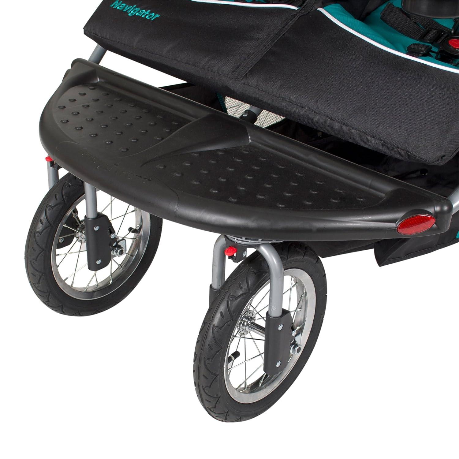 Baby Trend Navigator Double Jogger Stroller - Blue Tropic