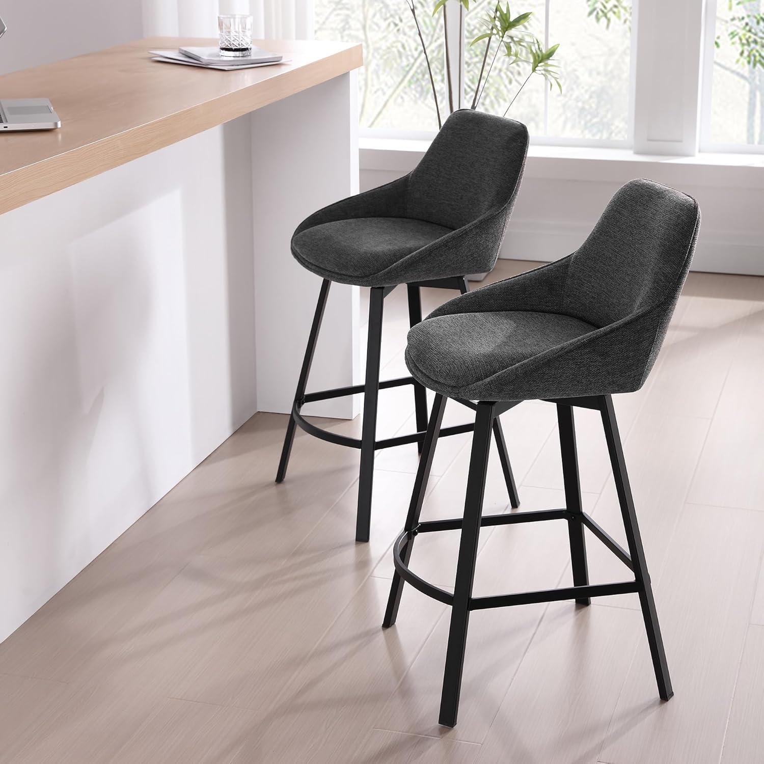 Absalom Swivel 25.2'' Counter Stool