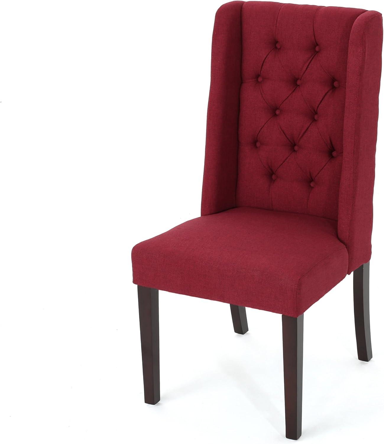 Wildon Home® Elegant Tufted Design Upholstered Dining Chairs Set of 2