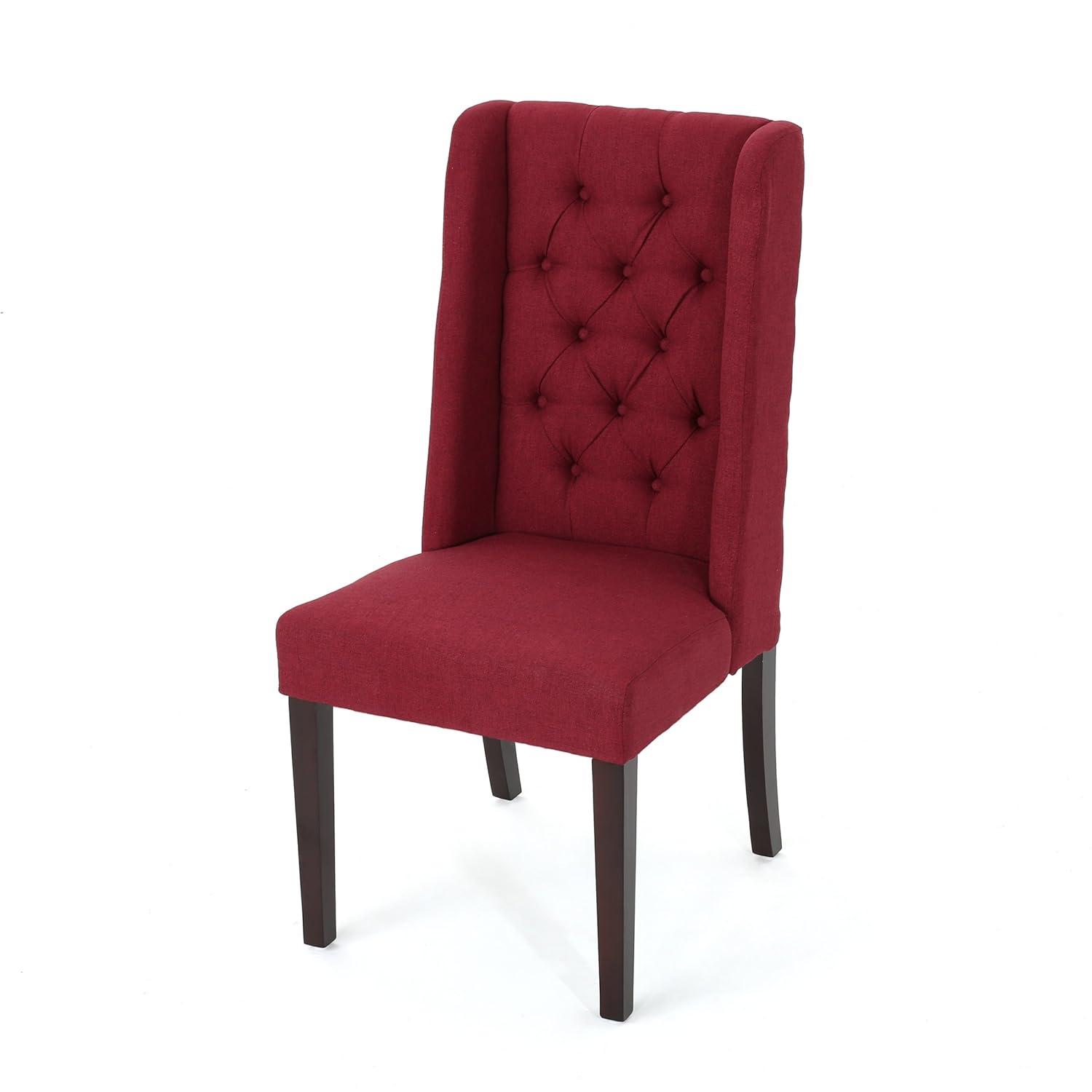 Wildon Home® Elegant Tufted Design Upholstered Dining Chairs Set of 2