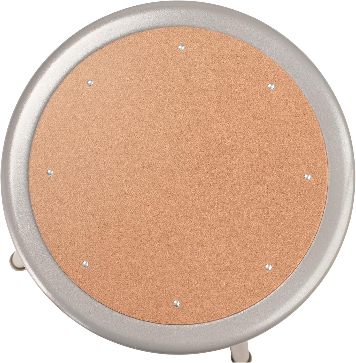 National Public Seating 6200 Series Height Adjustable Heavy Duty Steel Stool with Footring