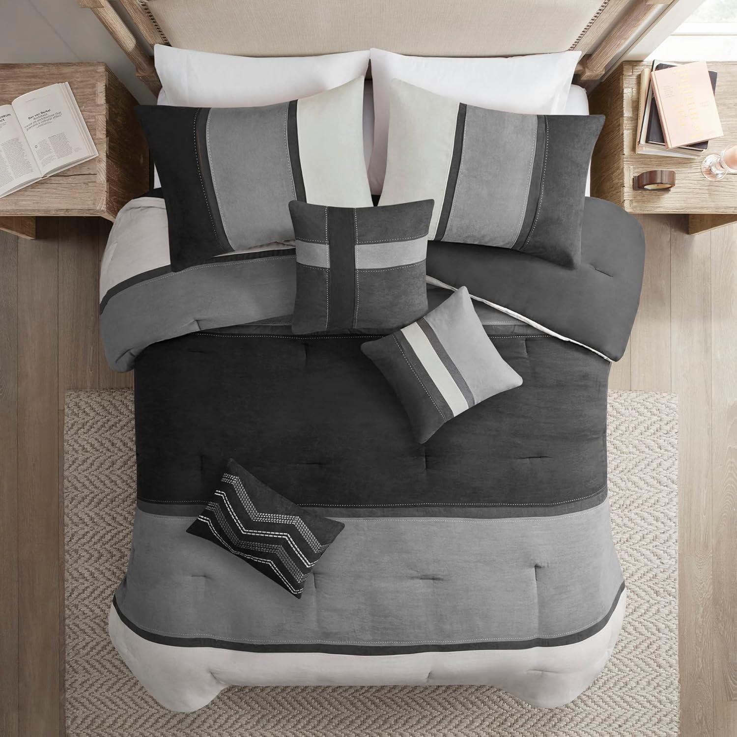 Madison Park Palisades Microfiber Comforter Set
