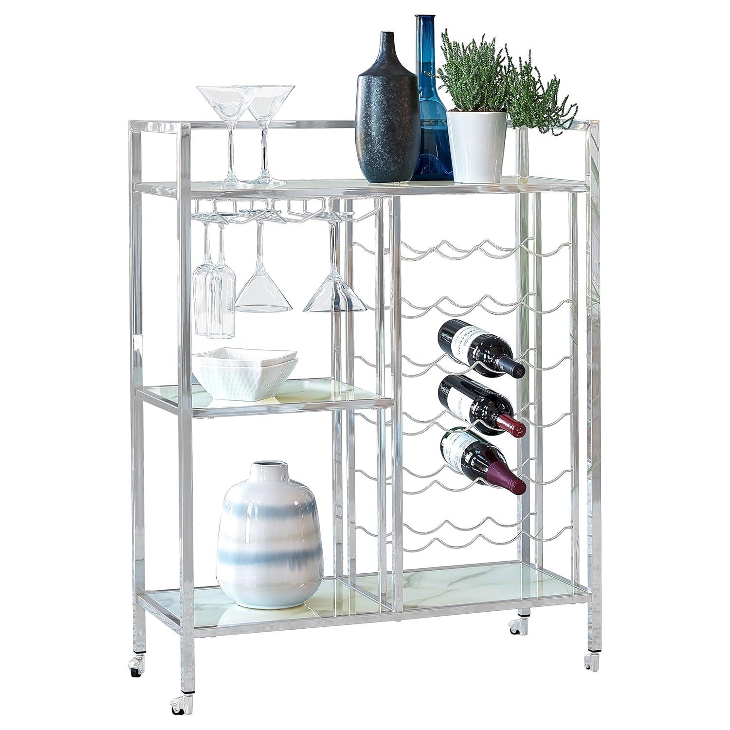 Alma Derion Metal Bar Cart