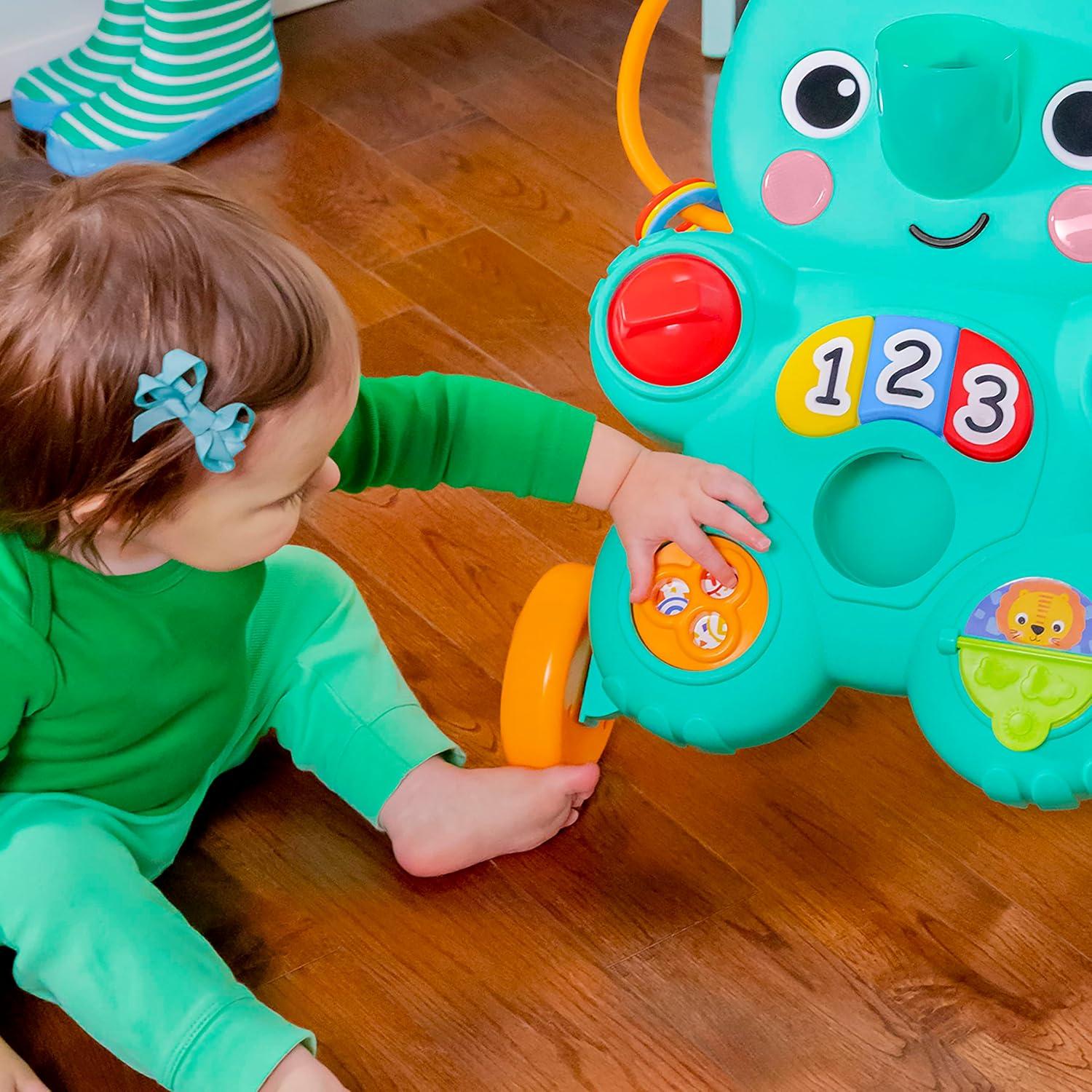 Bright Starts Stroll 'n Roll 2-in-1 Ball Play Baby Walker Elephant