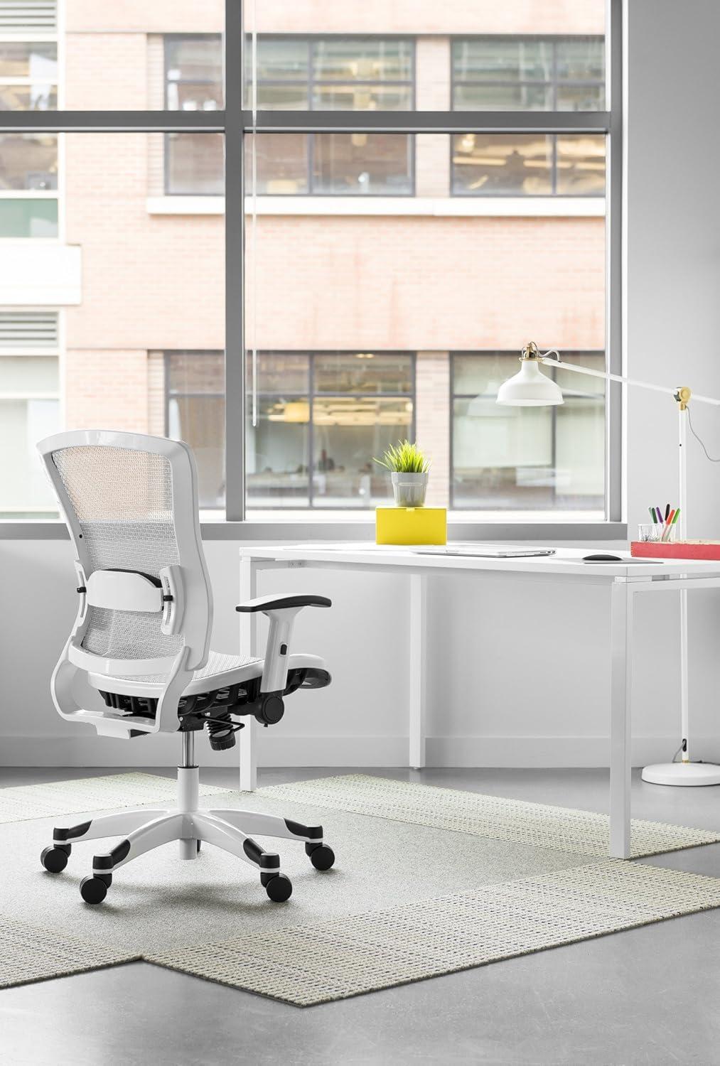 SPACE Seating White Frame Managers Chair