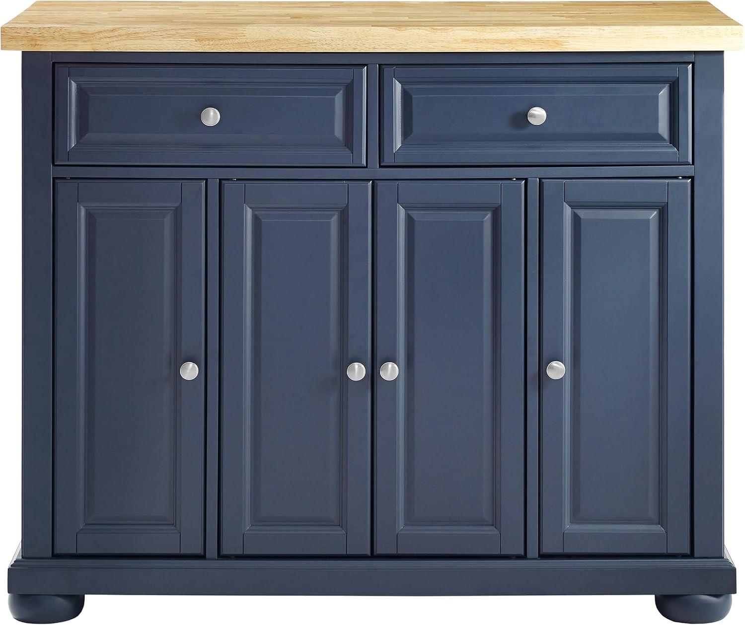 Madison Solid Wood Top Kitchen Island