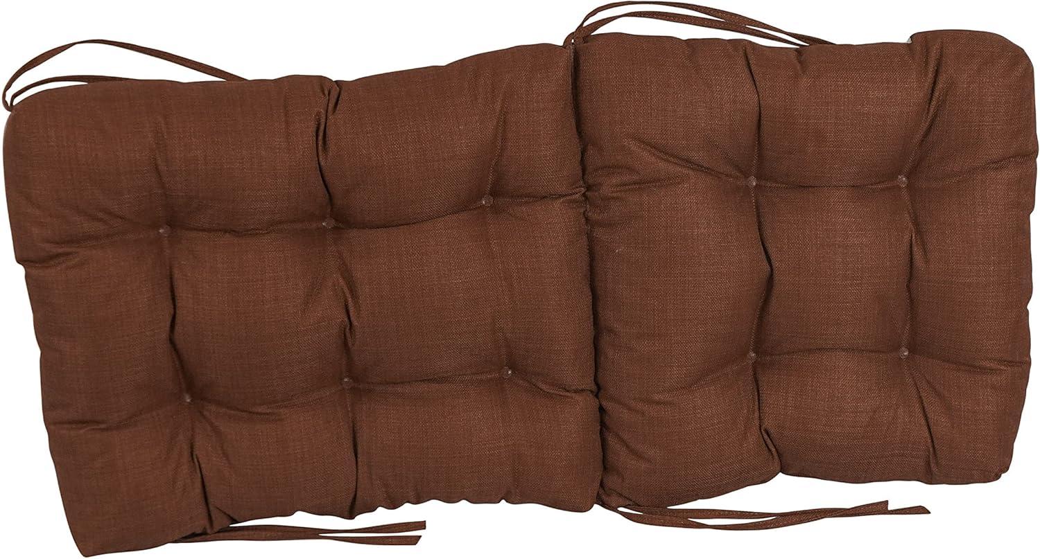 Cocoa Classic Tufted Outdoor Chair Cushion 18" x 38"