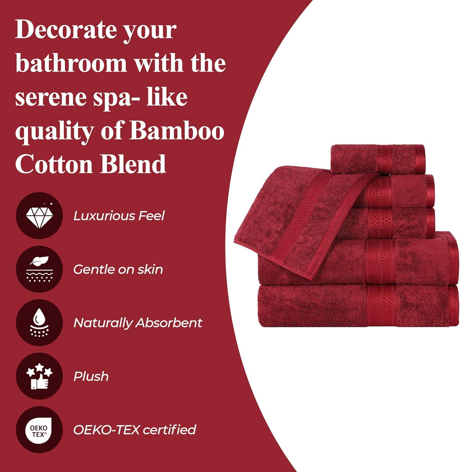 Superior Zinnia 60% Cotton And 40% Rayon From Bamboo Terrycloth Bath Towels