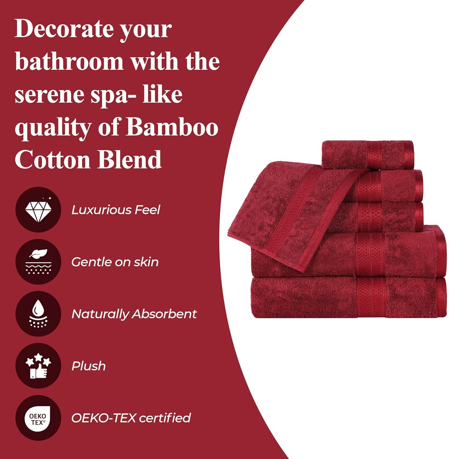 Superior Zinnia 60% Cotton And 40% Rayon From Bamboo Terrycloth Bath Towels