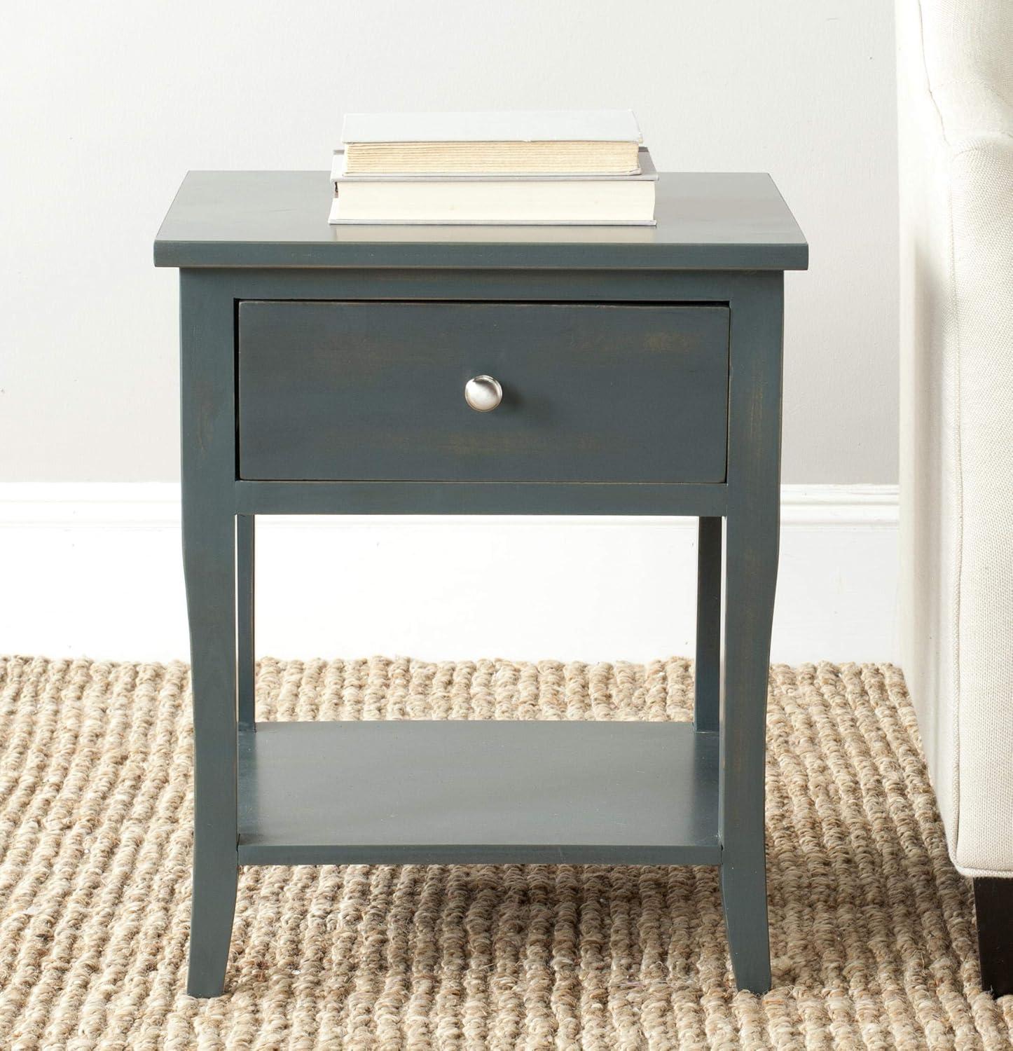 Coby Nightstand with Storage - Ash Grey - Safavieh.