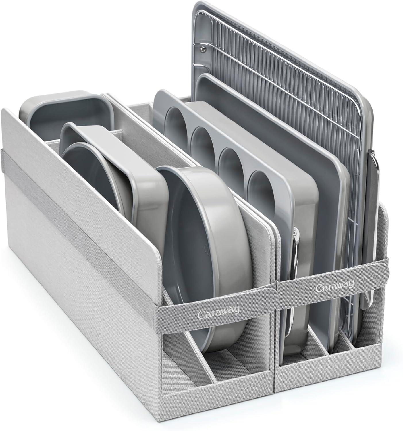 Silver Non-Stick 11-Piece Steel Bakeware Set