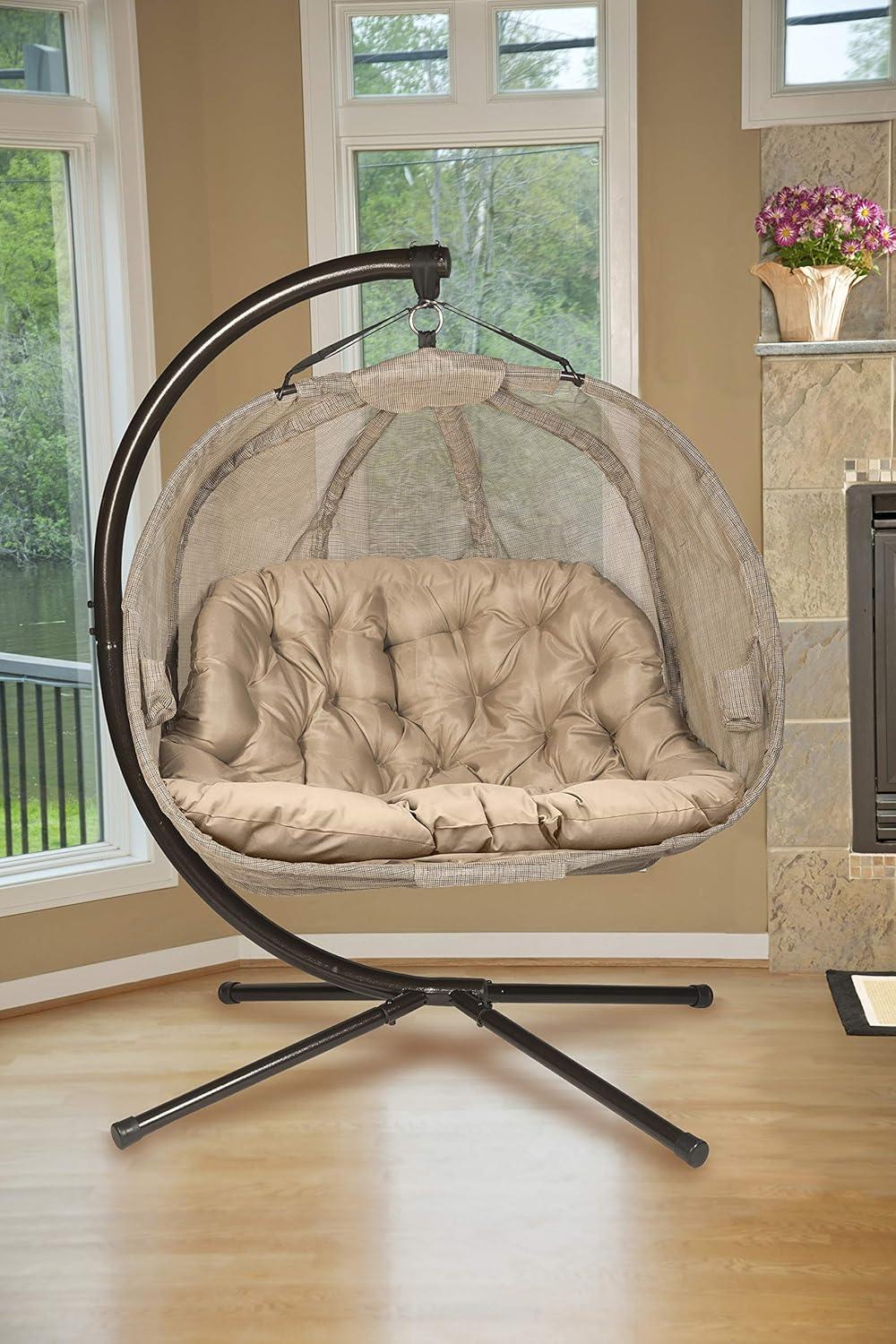 Wade Logan® Abdool Double Porch Swing with Stand
