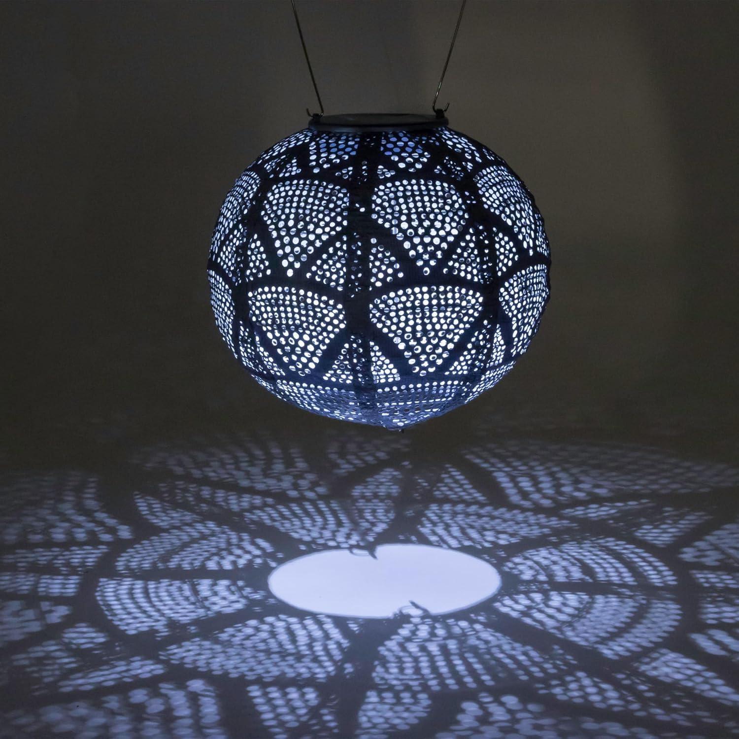 Boho Globe Solar Outdoor Lantern