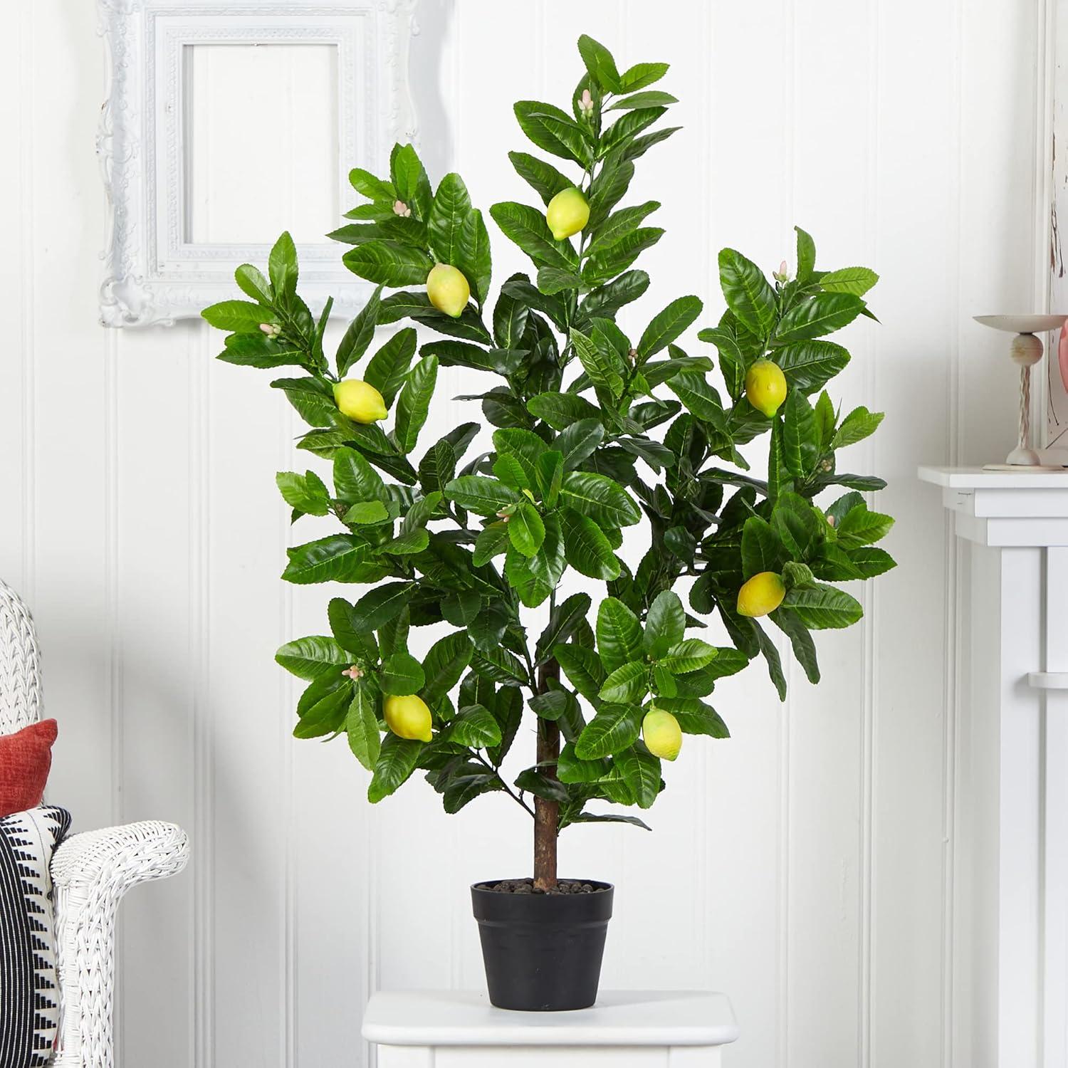 Nearly Natural 3-ft Lemon Artificial Tree