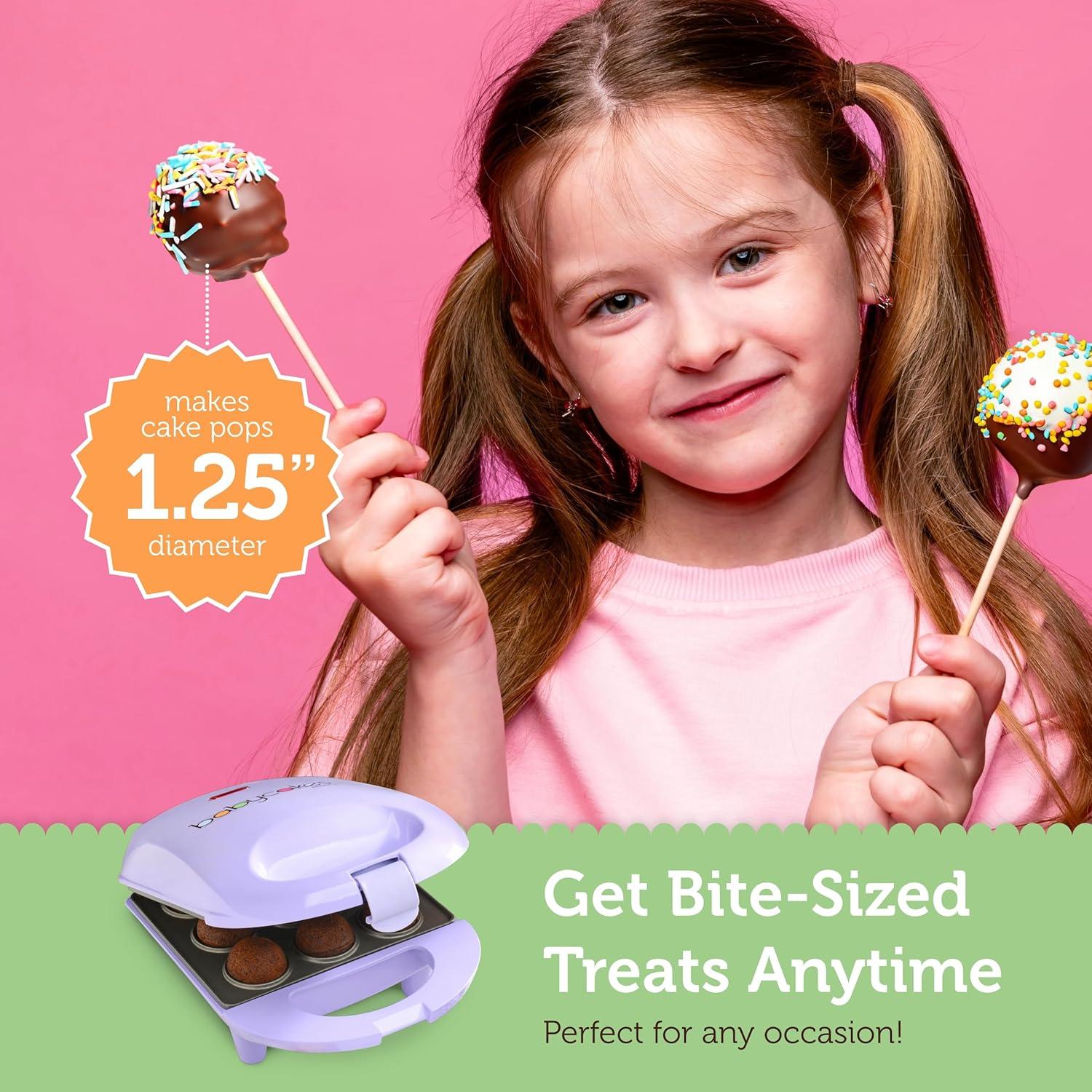 Babycakes Mini Cake Pop Maker, 9, Purple