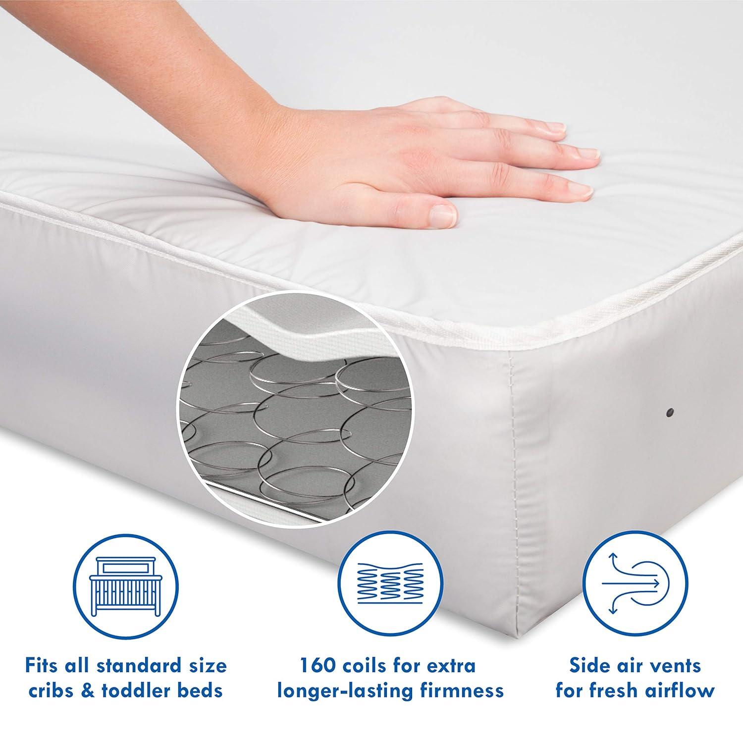 Deluxe Waterproof Standard Crib Mattress