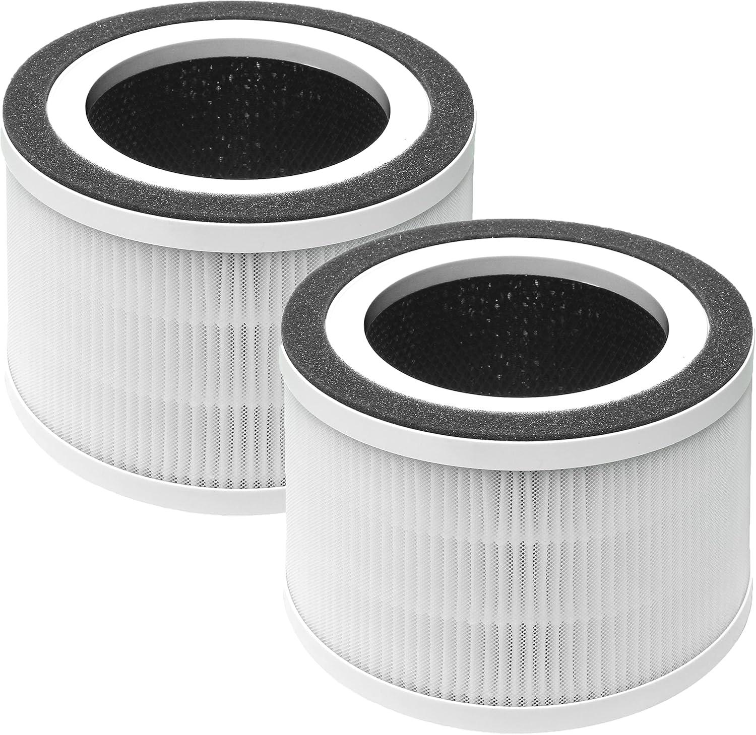 True HEPA Filters for Fillo/Halo/Allo Air Purifier, 2 Pack