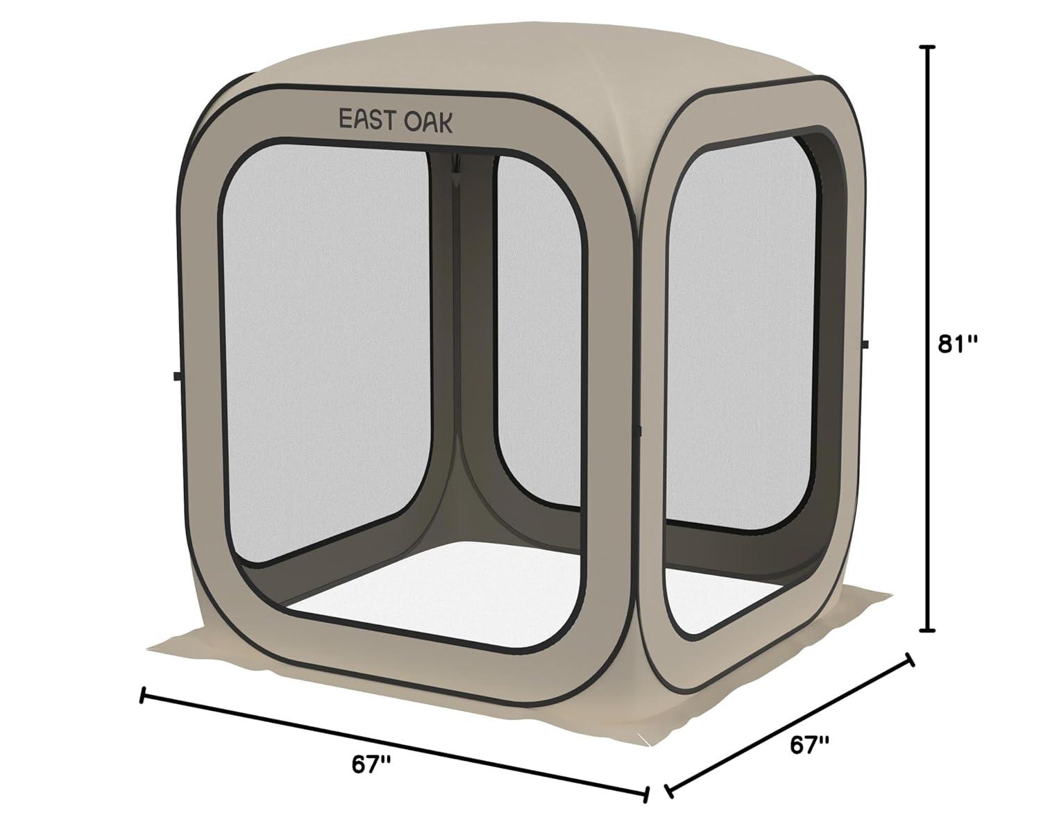 EAST OAK EAST OAK Screen House Tent Pop-Up 6 x 6 FT