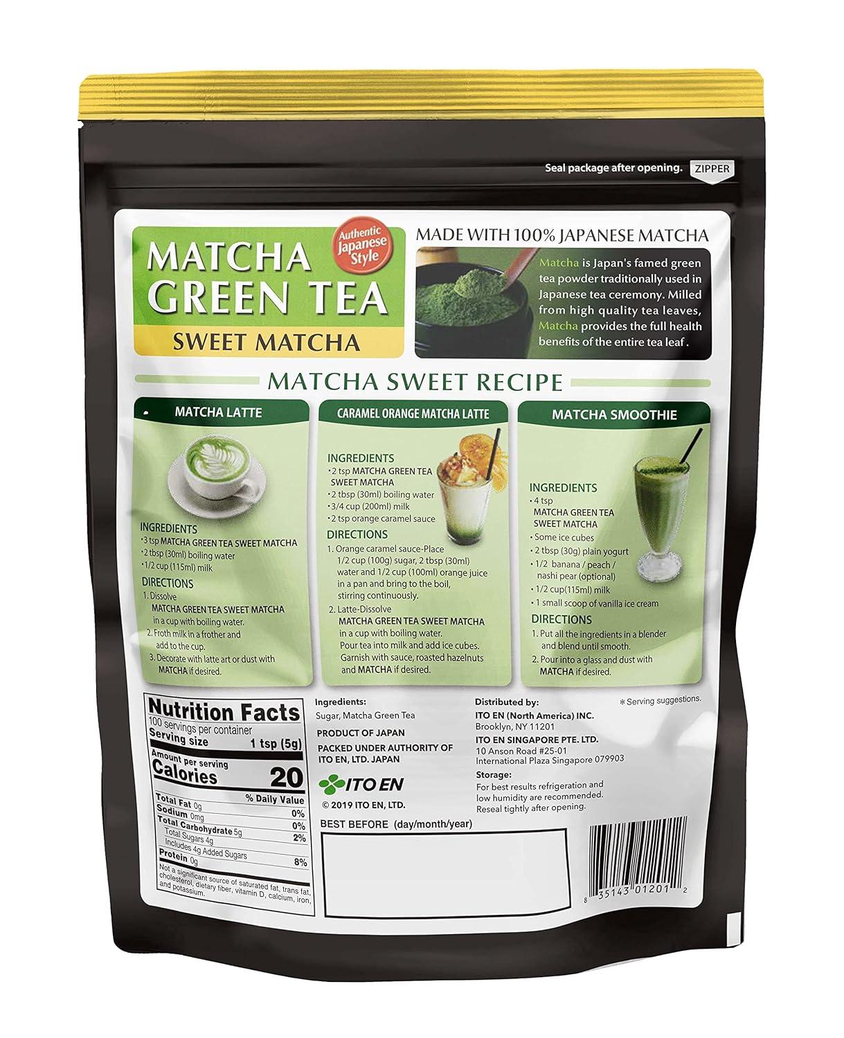 Sweet Matcha Green Tea Powder, 17.5 Ounce