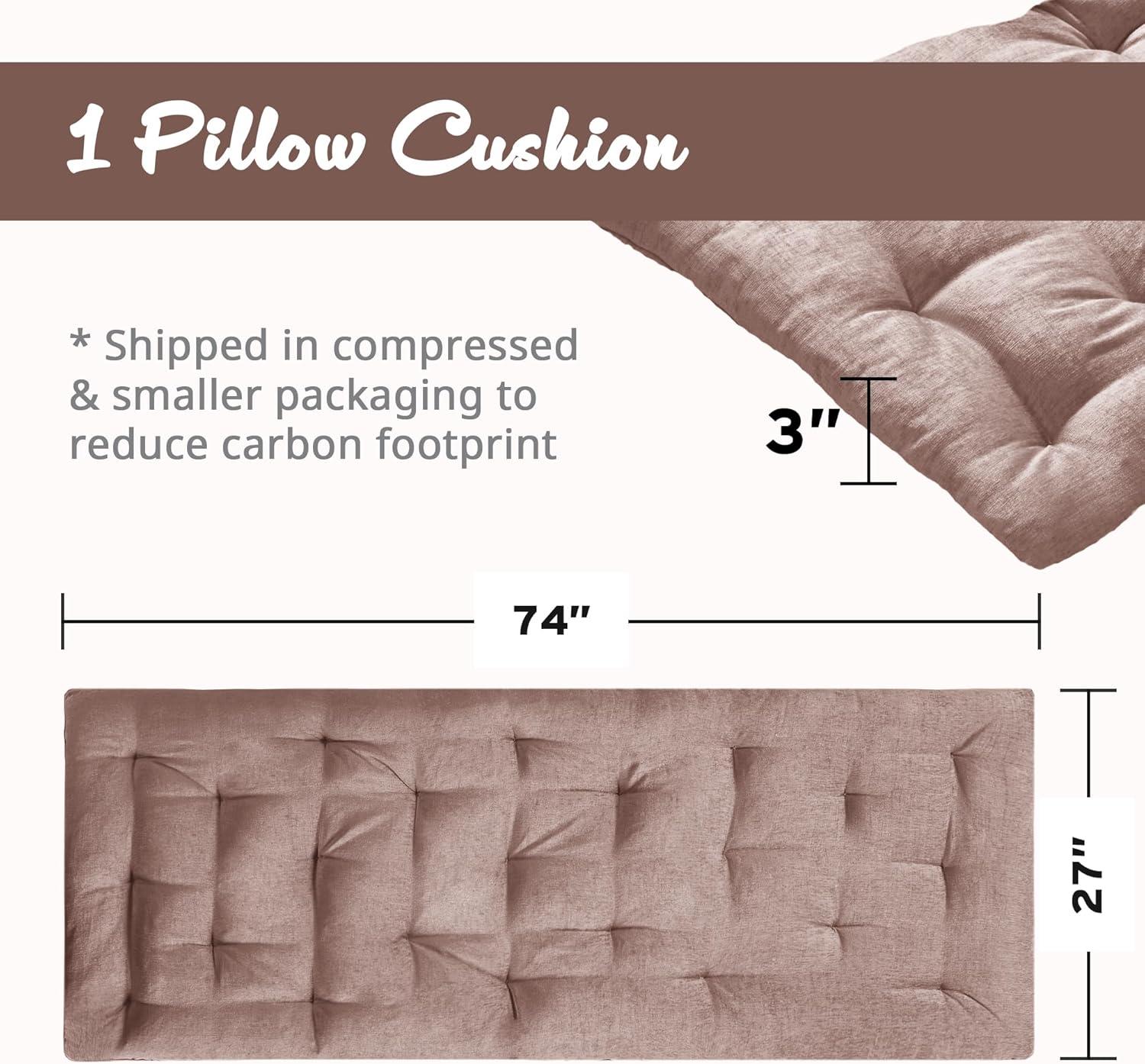 Edelia Poly Chenille Lounge Floor Pillow Cushion