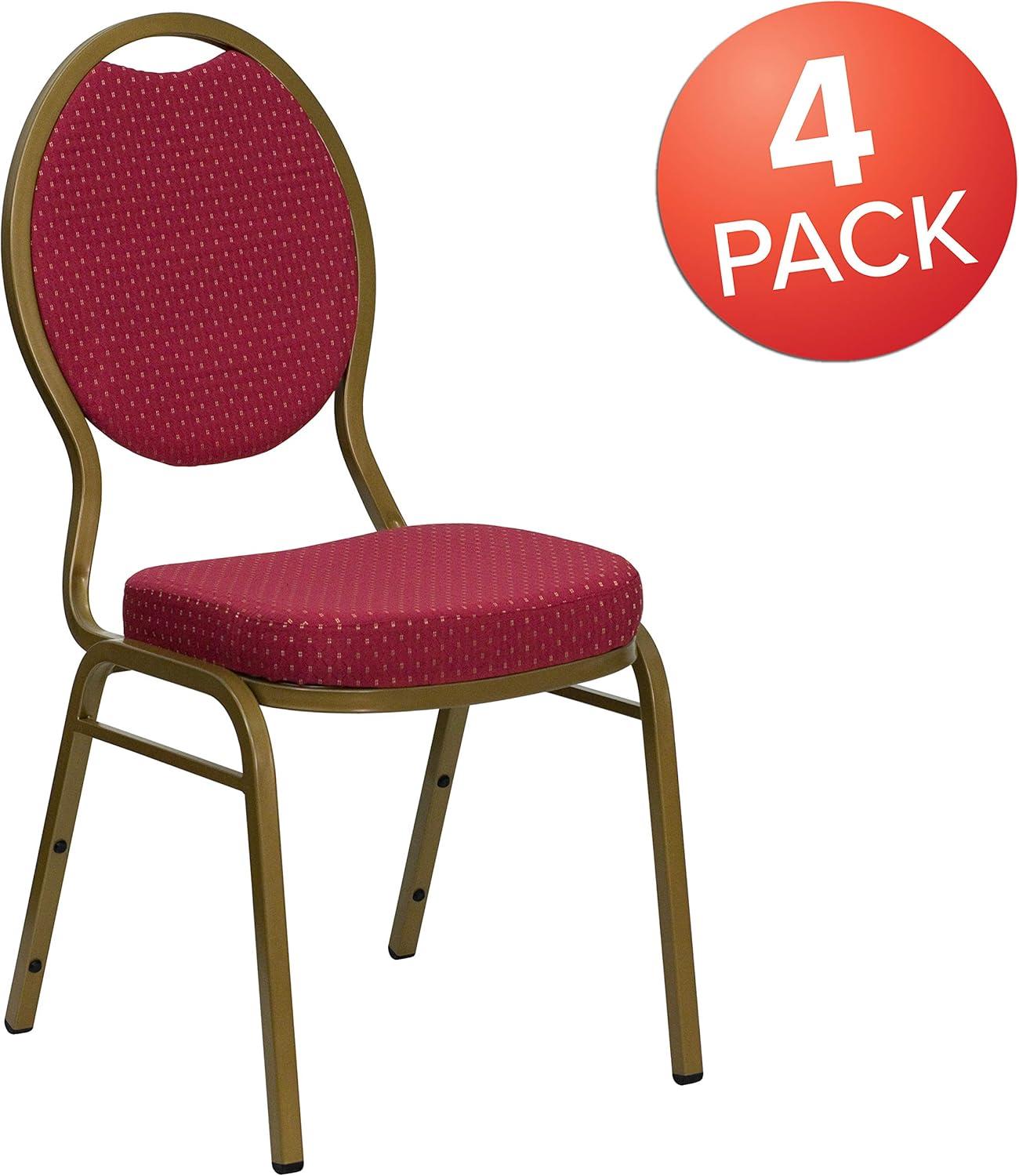 Boston Teardrop Back Stacking Banquet Chair (Set of 4)